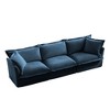 NicBex Couches for Living Room Single Deep Seat Sofa Couch Fabric Slip-covered Armchair with 1 Big Back Cushion and 2 Big Toss Pillows - 4 of 4