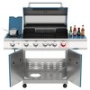 Royal Gourmet 5-Burner BBQ Cabinet Style 74000 BTU Gas Grill Blue - 4 of 4