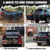 Mockins Cargo Carrier Hitch Mount Basket 60"x20"x6", 16 Cubic-ft Bag, 4 Packing Cubes and Accessories - Blue - 4 of 4