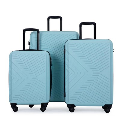 3 Piece Expandable Luggage Set, Hardshell Luggage Sets with Spinner Wheels & TSA Lock, Lightweight Carry on Suitcase