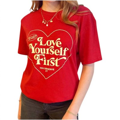 Women's Love Yourself First Tee - FRIDAY + SATURDAY