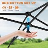 10'x10' Pop Up Canopy Tent, Instant Outdoor Canopy with 3 Sidewall, Portable Sun Shelter - 3 of 4