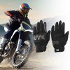 Unique Bargains Full Finger Motorcycle Gloves Carbon Fiber Pattern 1 Pair - 2 of 4