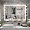 LED Bathroom Vanity Mirror with Lights, Anti-Fog Wall Mounted Mirror with Dimmable Touch Switch for Bathroom-The Pop Home - 2 of 4