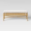 Eliot Closed Weave Patio Dining Bench - Threshold™ - image 2 of 4