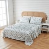 Great Bay Home Coastal Microfiber Wrinkle Resistant Sheet Set - 4 of 4