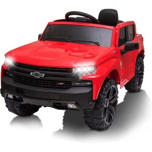 Acekool 12V Kids Ride-On Truck with Remote, MP3, Bluetooth, Spring Suspension, LED Lights - 1 of 4