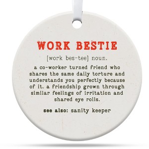 Friendship Gifts for Women, Best Friend, Funny, Work Besties, Sister, Friend Ornaments - 1 of 4