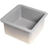 ALFI Gray Matte Square 18 Inches x 18 Inches Undermount / Drop In Fireclay Prep Sink - 3 of 4