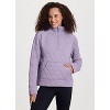 Avalanche Outdoor Super Soft Quilted Quarter Zip Sweatshirt Mock Neck Pullover with Pocket - 4 of 4