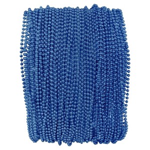Mardi Gras Beads 33 inch 7mm, 6 Dozen, 72 Necklaces - 1 of 4