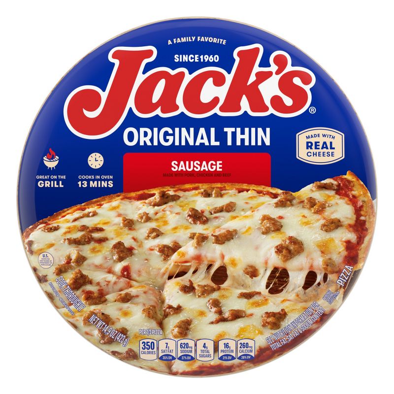 Jack's Original Sausage Frozen Pizza - 14.9oz, 1 of 9
