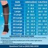 Absolute Support Women’s Sheer 15–20mmHg Graduated Compression Socks, Knee High 3-Pair – Circulation, Swelling Relief, A111-3 - 4 of 4