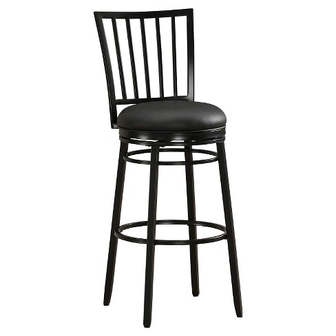 26 Easton Counter Stool Metal Black American Heritage Billiards