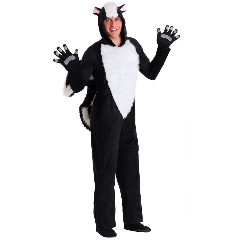 HalloweenCostumes.com Adult Sly Skunk Costume, 1 of 3