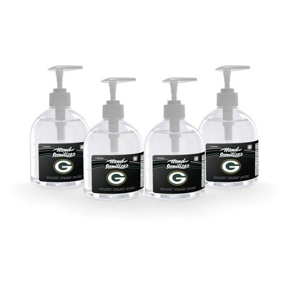 NFL Green Bay Packers 16oz Pump Top Hand Sanitizer - 4pk