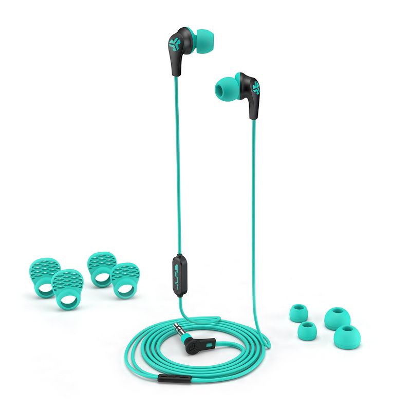 JLab Wired JBuds Pro with Universal Mic - Teal, 3 of 5