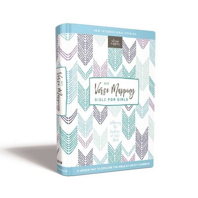 Niv, Verse Mapping Bible for Girls, Hardcover, Comfort Print - by  Zondervan