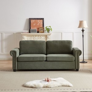 NicBex Convertible Sleeper Chair,Pull-out Sofa Bed with 2 Seat/3 Seat,Couches with Modern Design for Living Room,Gray/Beige/Green - 1 of 4
