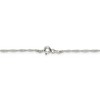 Black Bow Jewelry 1mm Sterling Silver Solid Open Cable Chain Necklace - 4 of 4