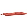 vidaXL Garden Bench Cushion Melange Red 39.4"x19.7"x2.8" Fabric - 2 of 4