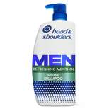 Head & Shoulders Men's Dandruff Shampoo, Anti-Dandruff Treatment, Refreshing Menthol for Daily Use, Paraben-Free - 28.2 fl oz