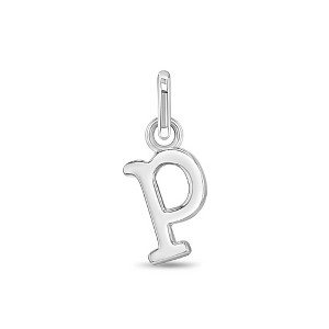 Girls' Initial Letter Sterling Silver Charm - In Season Jewelry - 1 of 4