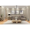 Z-Lite Joliet 3 - Light Semi-Flush Mount in  Matte Black - 2 of 4