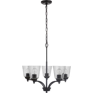 Craftmade Lighting Tyler 5 - Light Chandelier in  Flat Black - 1 of 2