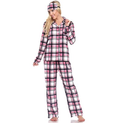 Pink outlet flannel pyjamas