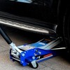 Floor Jack, Low Profile Steel Racing Floor-Mounted Hydraulic Jack with Dual-Piston Quick-Lift Pump, 2.5-Ton (5,000 LBS) Capacity, Racing Car Jack - 4 of 4