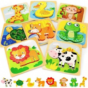 Puzzles for Toys for Animal Jigsaw Educational Learning Puzzle, Gift for - 1 of 4