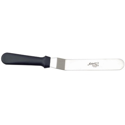 6" Offset Stainless Steel Icing Spatula – Cake Frosting Filling Spreader, Wood Handle, A2Z Scilab