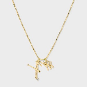 Bijoux Sport by Luv Aj MLB Gold Plated Brass Charm Necklace - 1 of 4