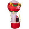 Northlight Lighted Inflatable Feliz Navidad Hot Air Balloon Outdoor Christmas Decoration - 7' - 4 of 4