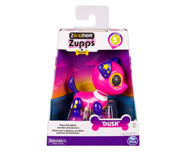 Zoomer Zupps Tiny Pupps, Retriever Dusk, Litter 5 - Interactive Puppy with Lights, Sounds and Sensors