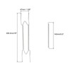 Unique Bargains Stainless Steel Invisible Design Wall Plate Hanger 1 Set - 2 of 4