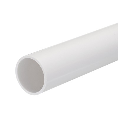 Unique Bargains PVC Water Plumb DIY Crafts High Impact Rigid Round Pipes 8" Length