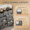 GALAXHERO Dresser 9-Drawer Fabric Storage Tower Chest for Bedroom, Hallway, Closet with Fabric Bins, Steel Frame, Wood Top, Easy Pull Handle - 3 of 4