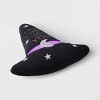 13"x12" Witch Hat Novelty Shaped Throw Pillow Black - Hyde and EEK! Boutique™ - 3 of 4