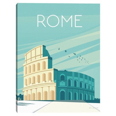 18" x 24" Rome by Omar Escalante Canvas Art Print - Masterpiece Art Gallery