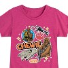 Girls' - Star Wars - Chewie Stickers Fitted Short Sleeve Graphic T-Shirt - 2 of 4