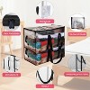 2/4/6/8 Pack 97L Extra Large Moving Bags Zippers & Carrying Handles, Heavy-Duty Storage Tote Boxes - 4 of 4