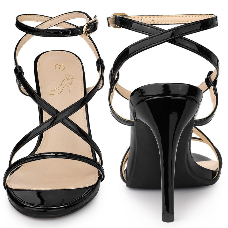 Perphy Strappy Slingback Open Toe Stiletto Heels Sandals for Women, 2 of 5