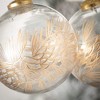 5"H Sullivans Gold Pine Ball Ornament - Set of 2  Gold Christmas Ornaments - 2 of 2