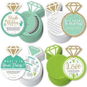 Big Dot of Happiness Final Fiesta - 4 Bridal Shower Games - 10 Cards Each - Gamerific Bundle - 1 of 4