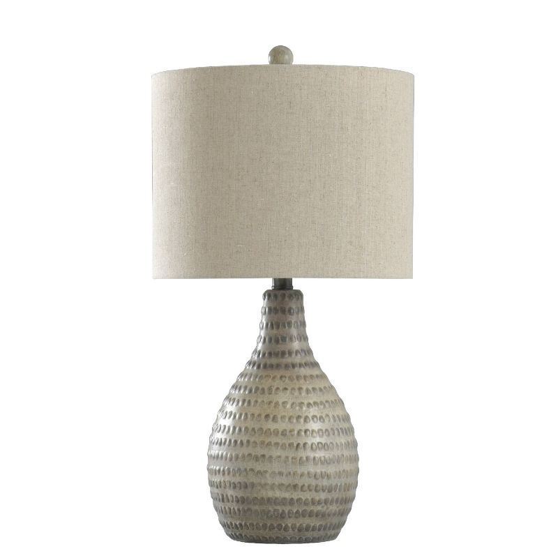 Allen French Oak Table Lamp White Shade - StyleCraft, 1 of 13