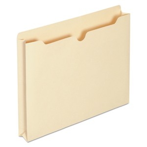 Universal Economical Manila File Jackets, Straight Tab, Letter Size, Manila, 50/Box - 1 of 1