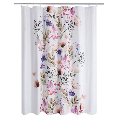 Allegra Shower Curtain - Allure Home Creations: Botanical Microfiber ...