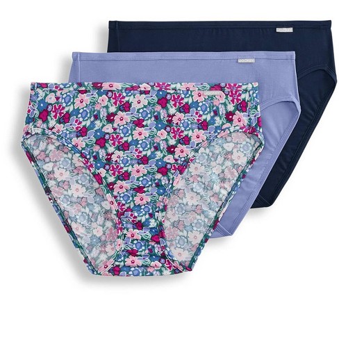 Jockey® Supersoft Breath French Cut Underwear - Blue Floral, 3 pk